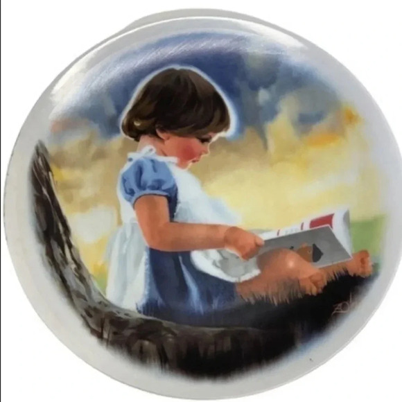 By Myself Collectible Plate by Donald Zolan. Limited Edition series Plate # 198B - Picture 1 of 2